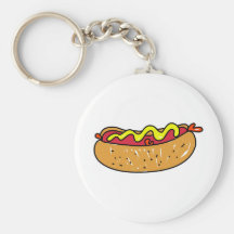 Hotdog Nyckel Ringar