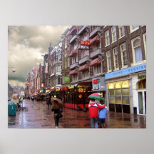 Hotellet ror -- Amsterdam i November Affisch