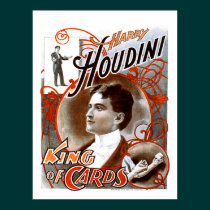 Houdini - kung av kort affischer