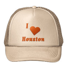 Houston  -- Bränd orange Baseball Hat