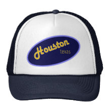 Houston broderade Texas verkställer hatten Trucker Keps