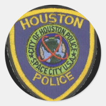 Houston polis klistermärken