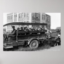 Hövdat till skola, 1921 affischer