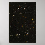 Hubble Ultra djupt fältfoto Print