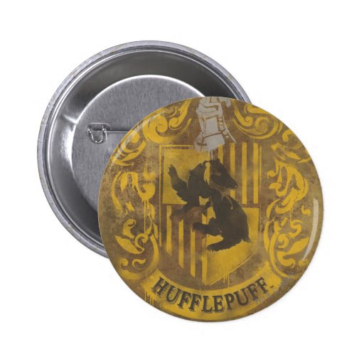 Hufflepuff vapensköld HPE6 Knapp