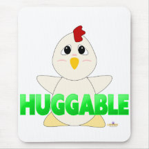 Huggable Huggable vithönagrönt Mus Matta