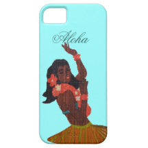 Hula dansareAloha Seafoam grönt iPhone 5 Cases