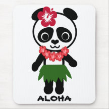 Hula Panda Mousepad Musmattor
