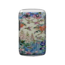 Hummingbirds och blommabjörnbärFodral-Kompis fodra Blackberry Bold Case