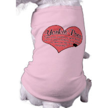 Humor för hund för Yorkie bajstass avtryck Djur Shirt
