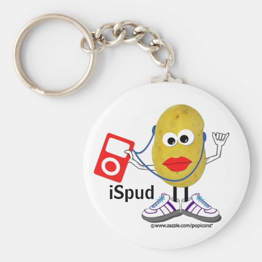 humoristisk parodi Keychain "för ispud" Nyckelringar