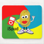 humoristisk parodimousepad "för ispud" mus mattor