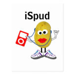 humoristisk parodivykort "för iSpud"