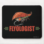 Humoristiskt klipskt band, flygfiske musmattor