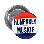 Humphrey för president - knäppas knapp med nål