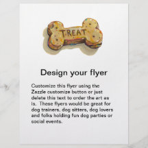 Hund älskarereklambladet för hundpartyaffär klassi custom flyer