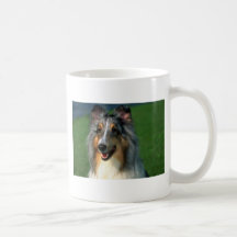 Hund för blåttMerle Shetland får Mugg