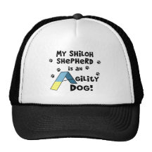 Hund för Shiloh herdeAgility Trucker Kepsar
