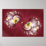Hundbentuggning - Fractal Affisch