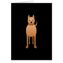 HundCartoon. Hälsningskort