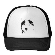 Hunden för Huskylocksleden Caps husky-/varghattgåv Kepsar