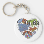 Hundkärleksamling Nyckel Ring