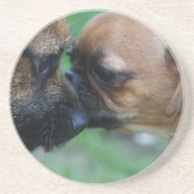 Hundkyss Glasunderlägg