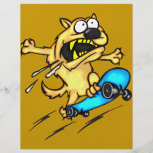 HundridningSkateboard Flyg Blad