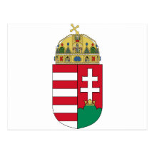 hungary emblem vykort