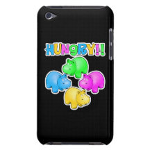 Hungrig flodhästdesign Case-Mate iPod touch skydd