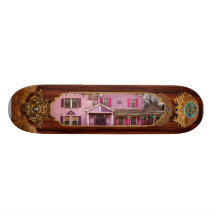 Huset - Victorian - jag älskar ljusa färger Skate Board
