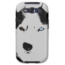 Husky gåvor för hund älskare för galaxfodralSled Samsung Galaxy S3 Hud