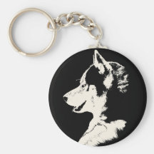 Husky gåvor för Keychain siberian huskyMalamute Nyckelringar