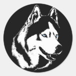 Husky klistermärkear för klistermärkesiberian husk