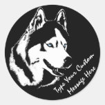 Husky klistermärkear för klistermärkesiberian husk