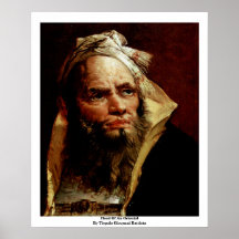 Huvud av en österlänning av Tiepolo Giovanni Batti Posters
