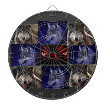Huvud av varg   dartboarden
