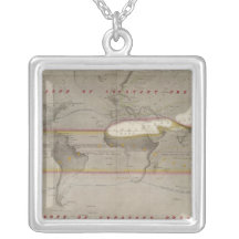 Hyetographic regnar kartan anpassningsbar halsband