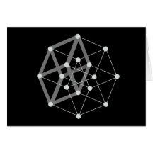 hypercubemörk hälsningskort