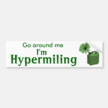 Hypermiling bildekal mig