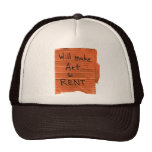 Hyra för konst 4 baseball hat