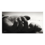 I am here - Baby Silas and Father Art Photo