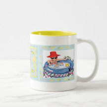 I bassängen med den Ducky muggen