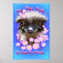 I den rosa affischen