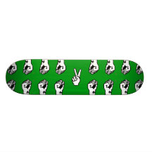 I en folkmassa anpassad skate board