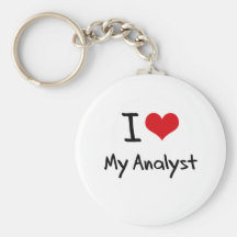 I heart My Analyst Keychain