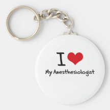 I heart My Anesthesiologist Key Chain