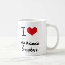 I heart My Animal Breeder Mugs