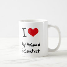 I heart My Animal Scientist Coffee Mug