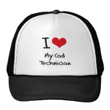 I heart My Cad Technician Hat